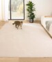 Flauschiger Teppich Kurzflor - Plush Grau