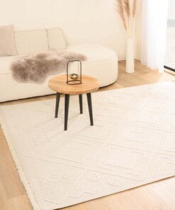 Teppich - Knit Tribe Weiß