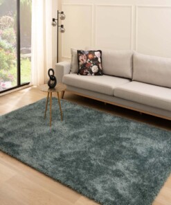 Hochflor Teppich - Posh Velours Blau