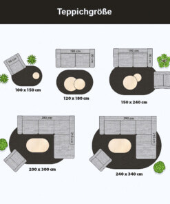 Teppichgröße Ovalteppich, thumbnail