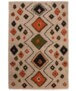 Boho Teppich Hochflor Artisan - Beige/Bunt