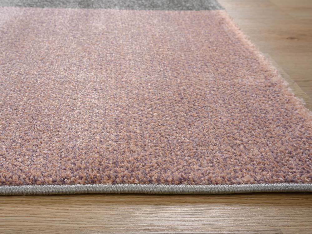 Teppich Kariert - Aria Rosa - close up Teppich Kariert - Aria Rosa - close up