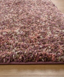 Hochflor Läufer Meliert - Blend Rosa - close up