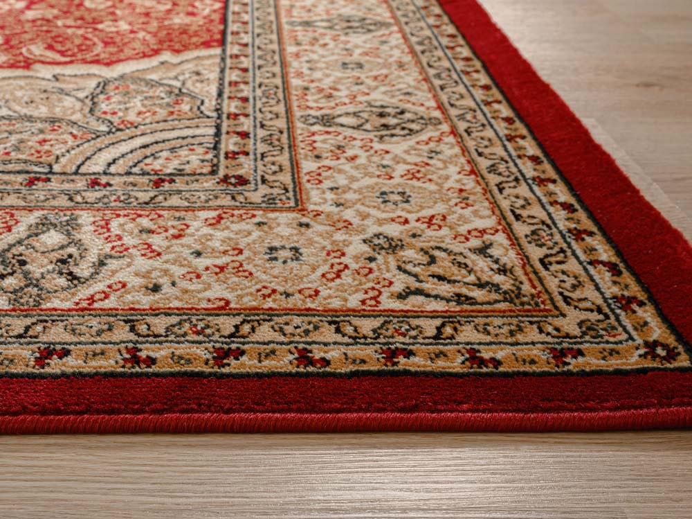 Perserteppich - Mirage Majesty Rot/Beige - close up Perserteppich - Mirage Majesty Rot/Beige - close up