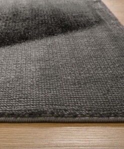 Teppich Modern - Canvas Schwarz/Grau - close up