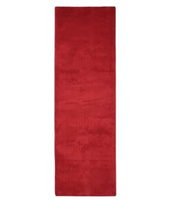 Flauschige Laüfer Kurzflor - Plush Rot - overzicht