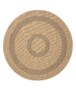 Outdoor Teppich Rund Jute Optik - Sunset Spirit Beige/Schwarz - overzicht, thumbnail