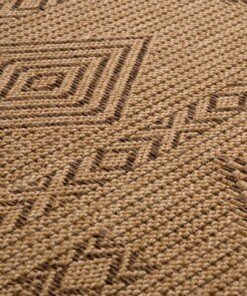 Outdoor Teppich Jute Optik - Boho Bliss Beige/Braun - close up