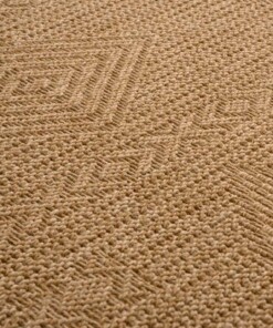 Outdoor Teppich Jute Optik - Boho Bliss Beige - close up