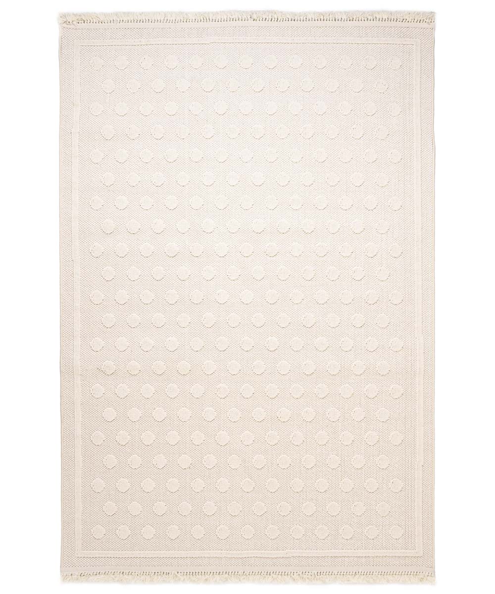 Teppich - Knit Dots Weiß - overzicht
