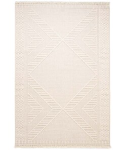 Teppich - Knit Diamond Weiß - overzicht