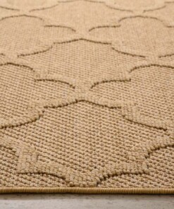 Outdoor Teppich - Trellis Retreat Beige - close up