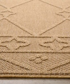 Boho Outdoor Teppich - Retreat Beige - close up