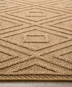 Outdoor Teppich Design - Retreat Beige - close up