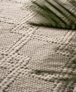 Balkonteppich - Var Weiß - close up