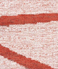 Design Teppich - Weave Art Rot - close up
