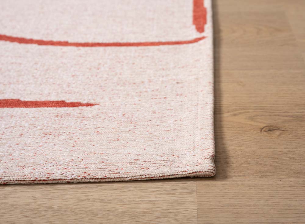 Design Teppich - Weave Art Rot - close up Design Teppich - Weave Art Rot - close up