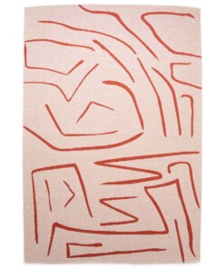 Design Teppich - Weave Art Rot - overzicht