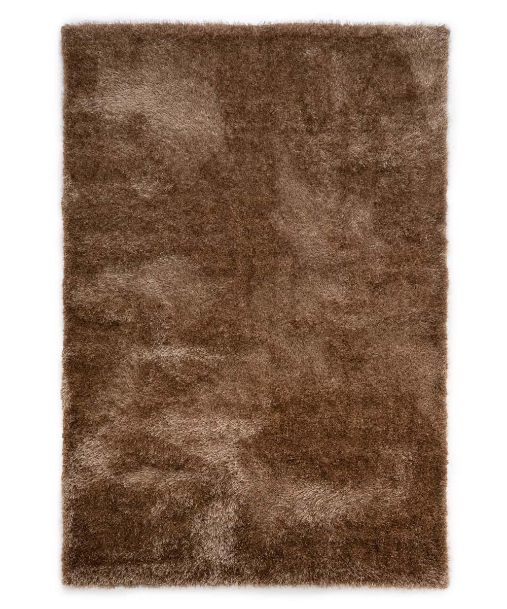 Hochflor Teppich - Posh Velours Braun - overzicht Hochflor Teppich - Posh Velours Braun - overzicht