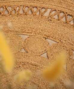 Jute Teppich Rund - Sunny Natural - close up