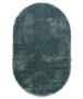 Teppich Oval Hochflor - Posh Velours Blau - overzicht, thumbnail