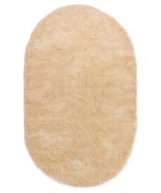 Teppich Oval Hochflor - Posh Velours Creme - overzicht, thumbnail