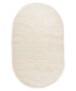 Teppich Oval Hochflor - Posh Velours Weiß - overzicht, thumbnail