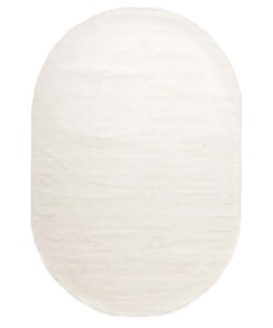 Viskose Teppich Oval - Glamour Weiß - overzicht