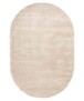 Viskose Teppich Oval - Glamour Creme - overzicht, thumbnail