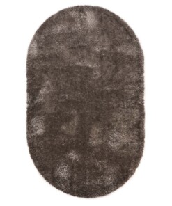 Teppich Oval Hochflor - Posh Velours Grau - overzicht