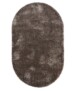 Teppich Oval Hochflor - Posh Velours Grau - overzicht, thumbnail