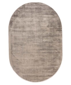 Viskose Teppich Oval - Glamour Silber - overzicht