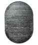 Viskose Teppich Oval - Pearl Dunkelblau - overzicht, thumbnail