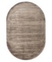 Viskose Teppich Oval - Pearl Silber - overzicht, thumbnail