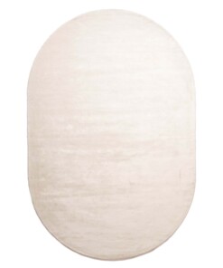 Viskose Teppich Oval - Pearl Weiß - overzicht