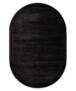Viskose Teppich Oval - Pearl Schwarz - overzicht, thumbnail