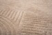 Teppich Quadratisch Skandinavisch - Contour Bend Beige - close up, thumbnail