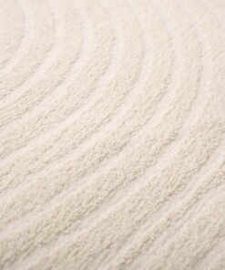 Teppich Skandinavisch - Contour Curve Cream - close up