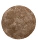 Hochflor Teppich Rund - Posh Velours Beige - overzicht, thumbnail