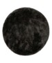 Shaggy Teppich Rund - Meadow Anthrazit - overzicht, thumbnail