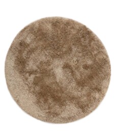 Shaggy Teppich Rund - Meadow Beige - overzicht, thumbnail