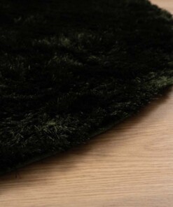 Shaggy Teppich Rund - Spark Smaragdgrün - close up, thumbnail Shaggy Teppich Rund - Spark Smaragdgrün - close up, thumbnail