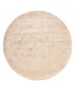 Viskose Teppich Rund - Glamour Beige - overzicht, thumbnail
