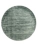 Viskose Teppich Rund - Glamour Petrol - overzicht, thumbnail