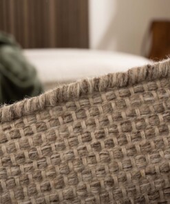 Wollteppich Rund - Ulstein Natur/Grau - close up, thumbnail Wollteppich Rund - Ulstein Natur/Grau - close up, thumbnail