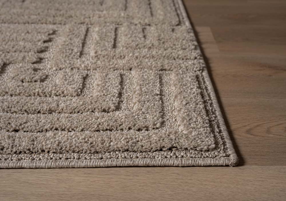 Teppich Skandinavisch - Arc Shade Beige - close up Teppich Skandinavisch - Arc Shade Beige - close up