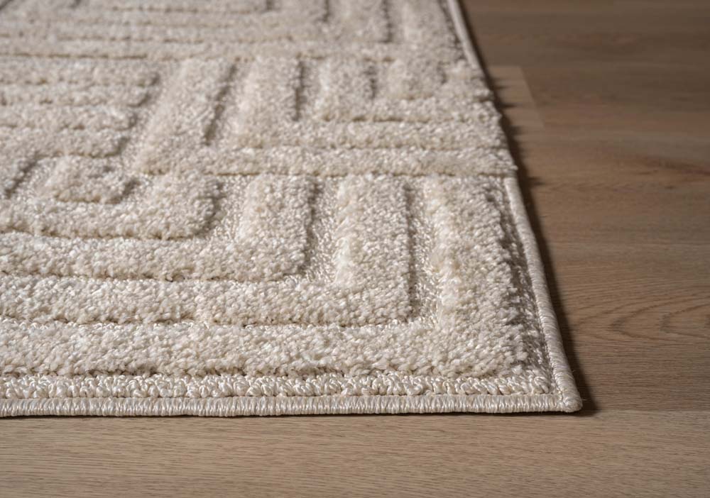 Teppich Skandinavisch - Arc Shade Creme - close up Teppich Skandinavisch - Arc Shade Creme - close up