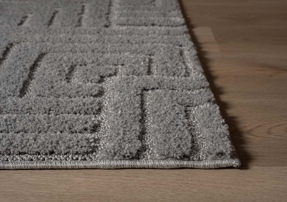 Teppich Skandinavisch - Arc Shade Hellgrau - close up Teppich Skandinavisch - Arc Shade Hellgrau - close up