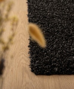 Hochflor Teppich Shaggy Trend - Anthrazit - close up