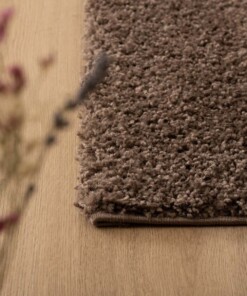 Hochflor Teppich Quadratisch Shaggy Trend - Taupe - close up, thumbnail Hochflor Teppich Quadratisch Shaggy Trend - Taupe - close up, thumbnail